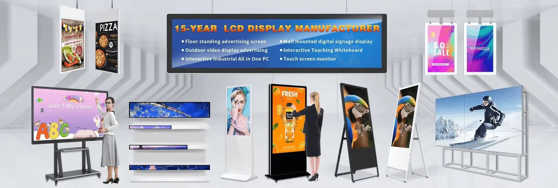 Chinese Funlcd digital signage and displays